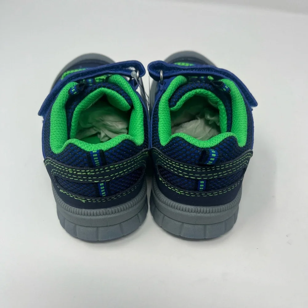 OshKosh B'gosh Sneakers Shoes Grapple Toddler Size 11 Blue/Green NEW